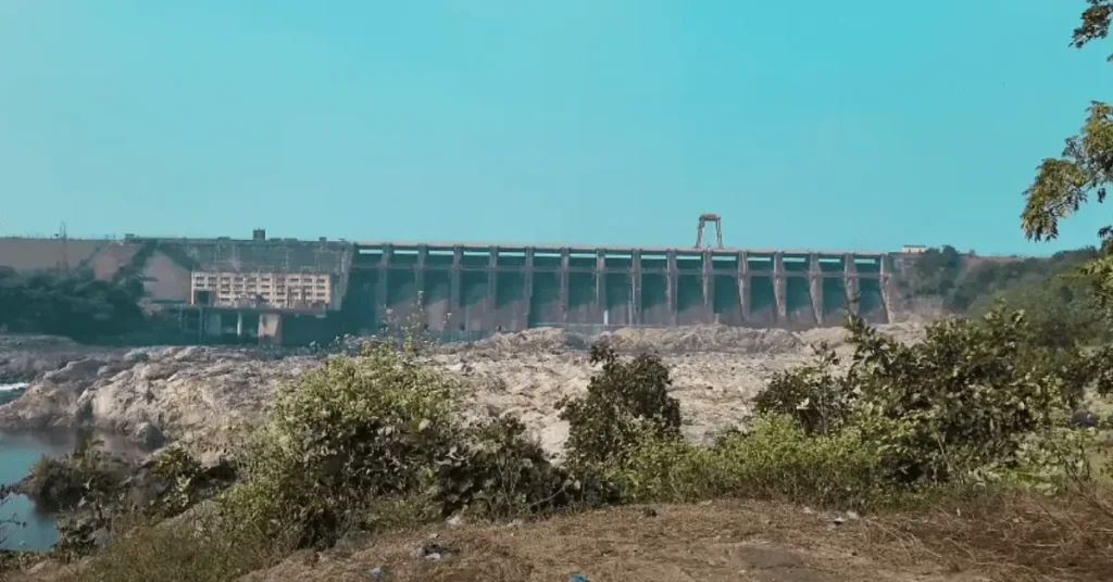 Panchet Dam backside