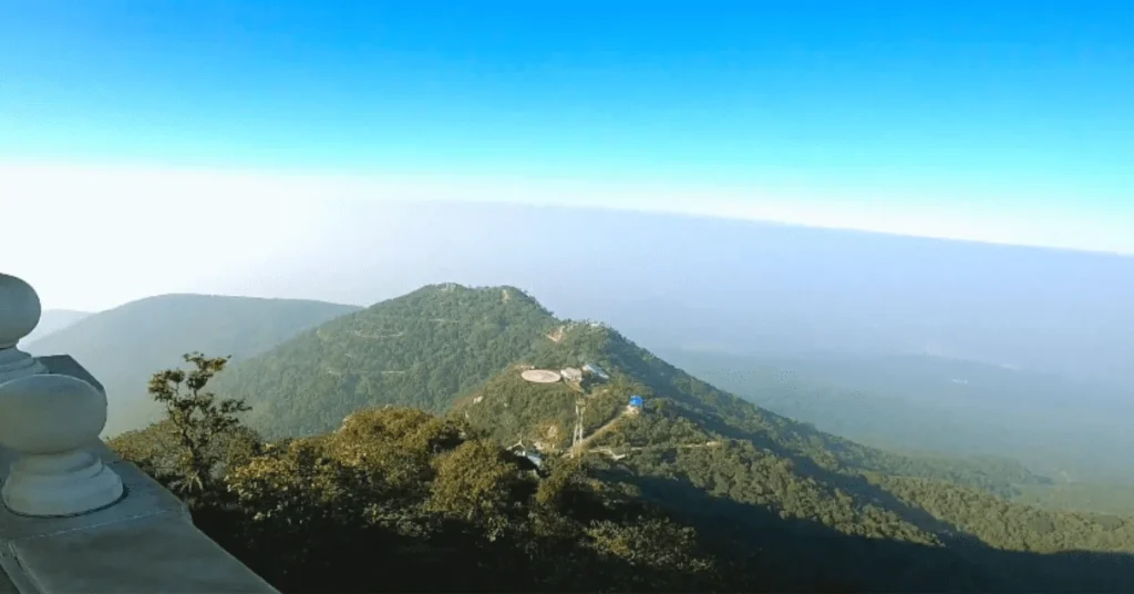 Helypad in the top of parasnath hill