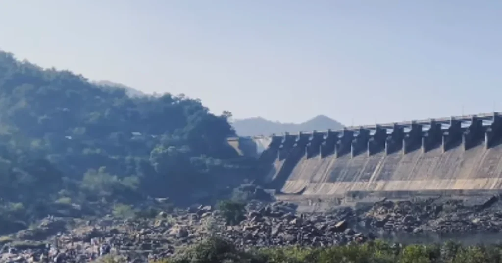 Masanjore Dam Back Side