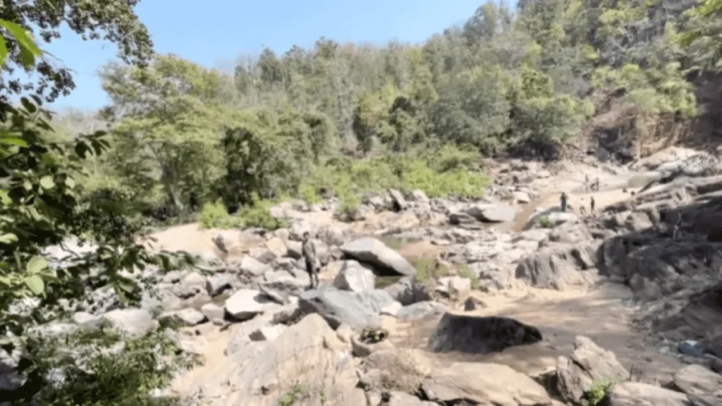 Datam-Patam Waterfalls river view