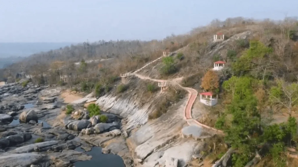 near rani waterfall in khunti district of khankhand]