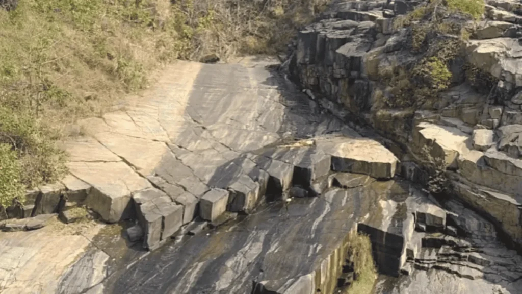 waterfall in stone