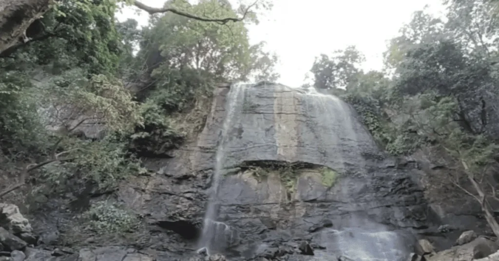 Dhardharia Waterfalls view in senha block