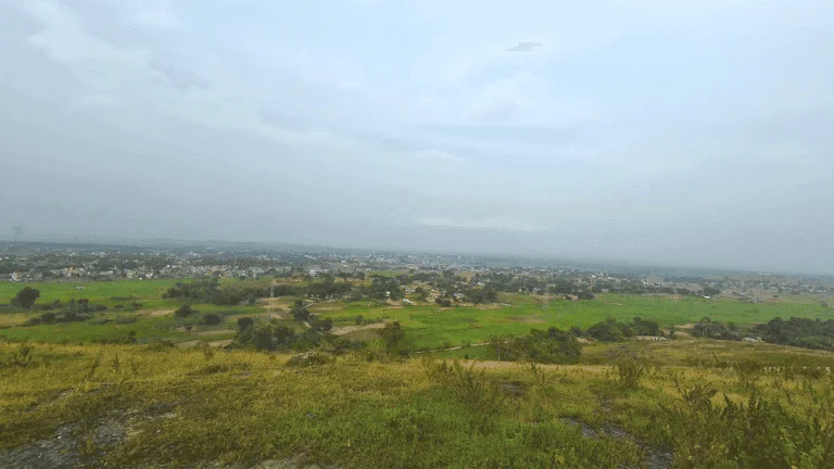 top view from Pona Parwat Dham temple