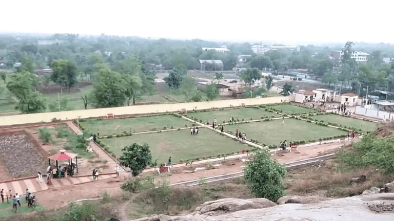 top view in Chiyanki Hill and Park Palamu