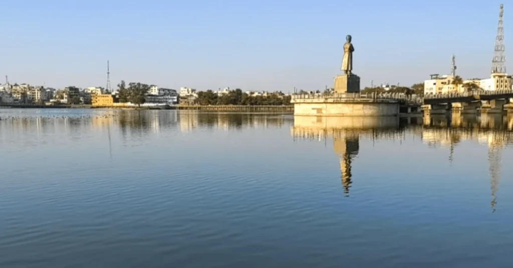 Evening View of Ranchi Lake Jharkhand
